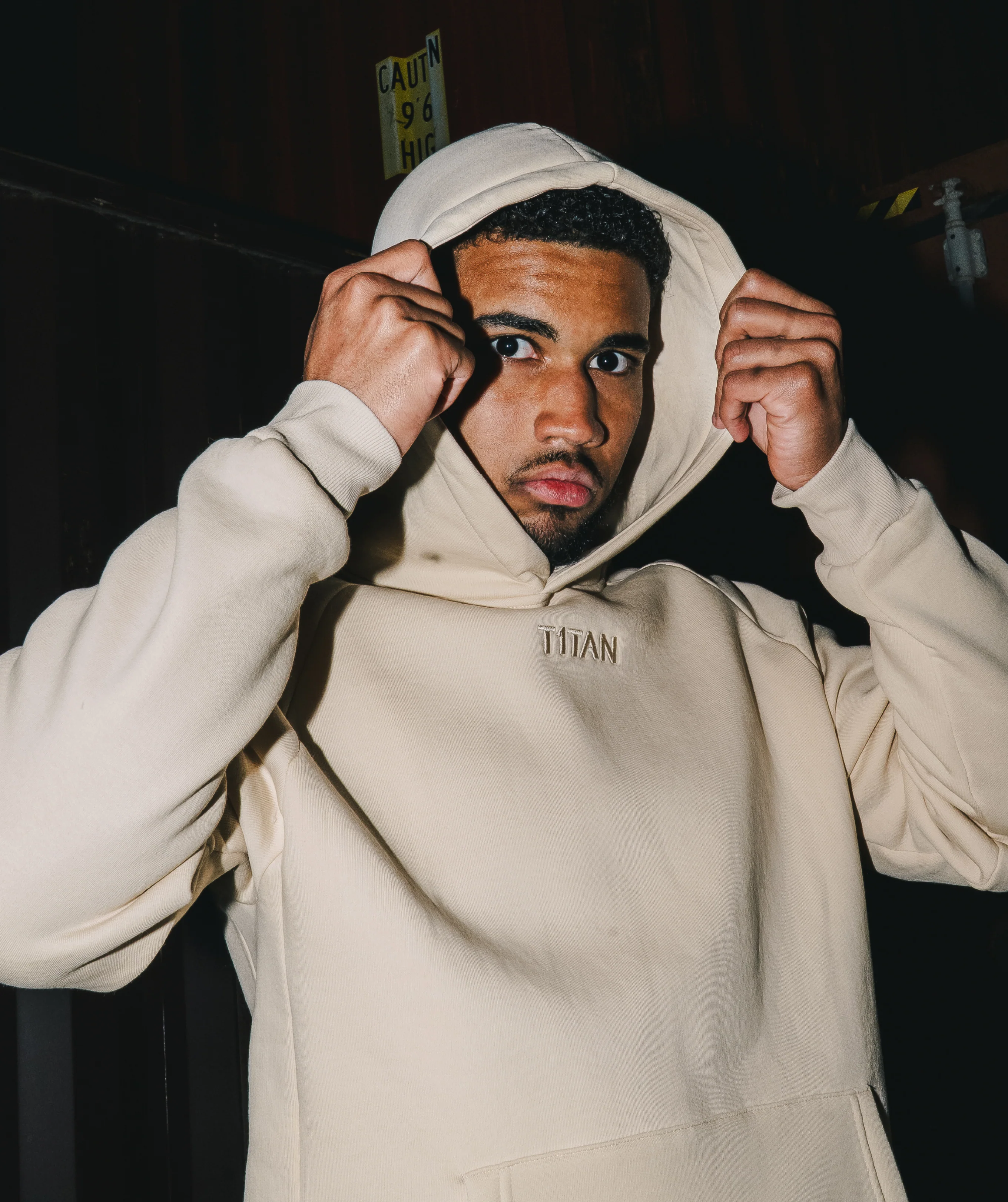 Athleisure Hoodie - Crema - Image 3