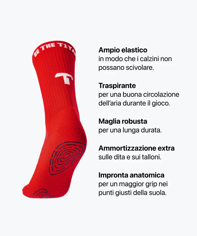 Grip Socks - rosso - Image 5